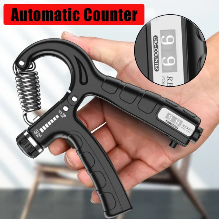 Automatic Counting Rubber Hand Gripper 5 to 60kg and Forearm Strengthener